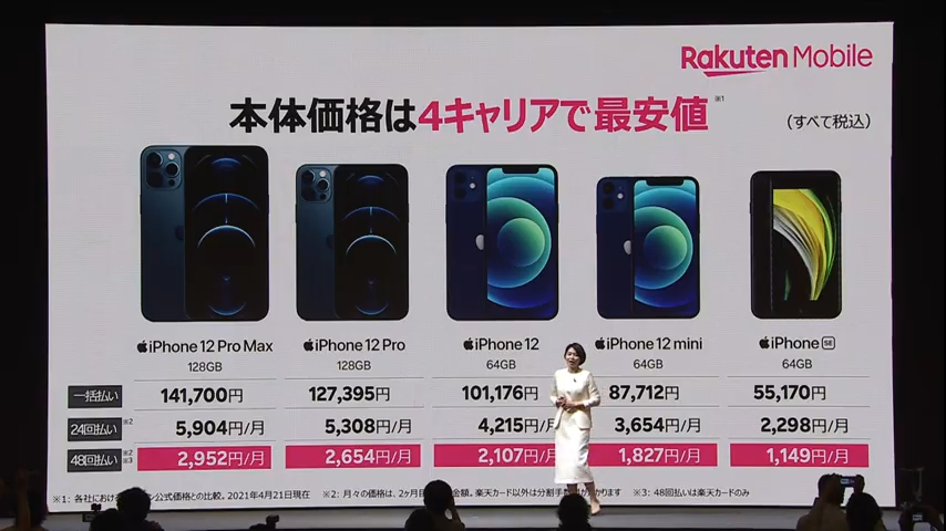 【速報】楽天モバイル iPhone 12 Pro Maxが141,700円 しかも20000ポイントバックwwww | 2ろぐちゃんねる