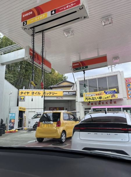 日本のガソリンスタンド
